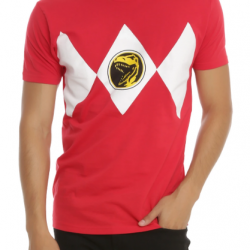 red power ranger tshirt